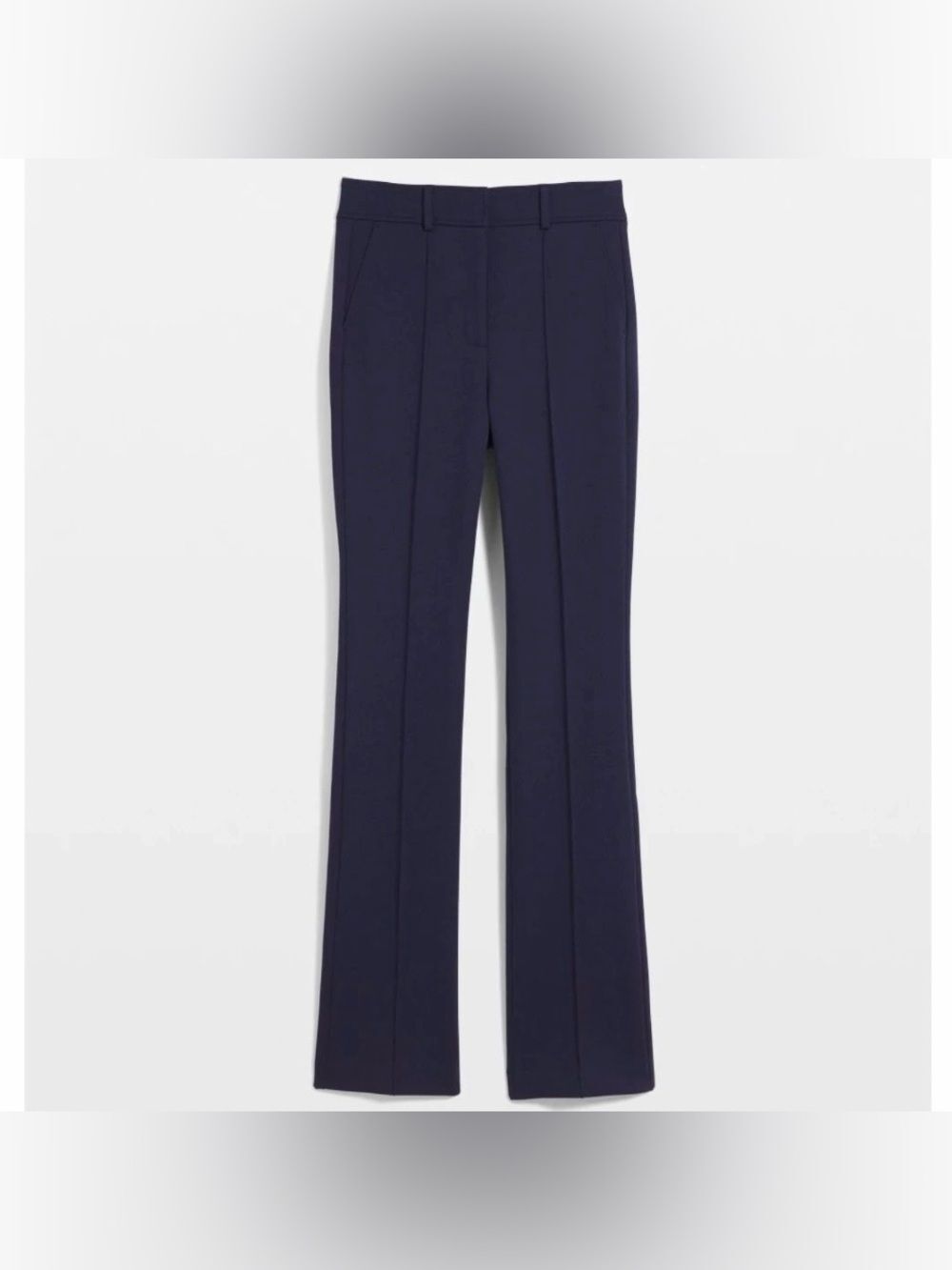 WHITE HOUSE BLACK MARKET NWT Extra High-Rise Luxe Stretch Bootcut Pants Navy 4L